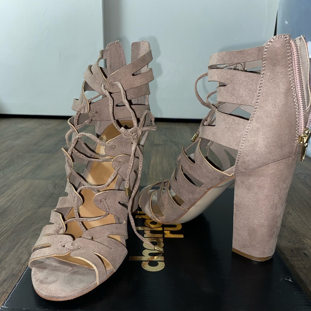 Nude Strappy Heels